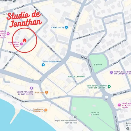De Jonathan - Refait A Neuf - A 200m 아파트 주앙레핑